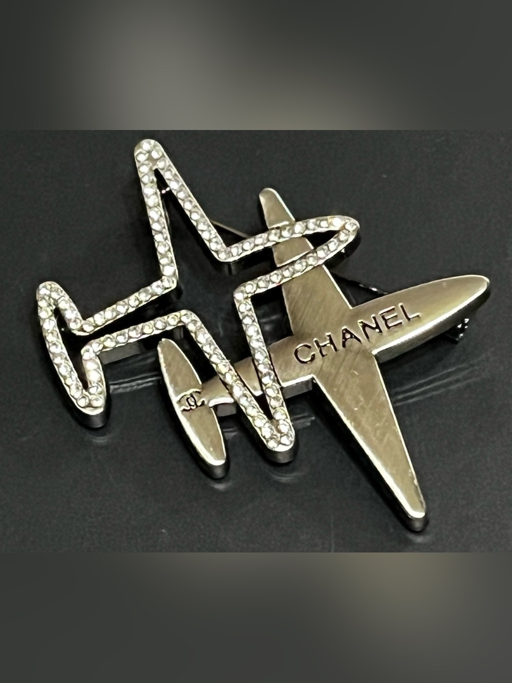✈️ Chanel Double Plane ✈️ Airplane Mirror Brooch Pin 🧷